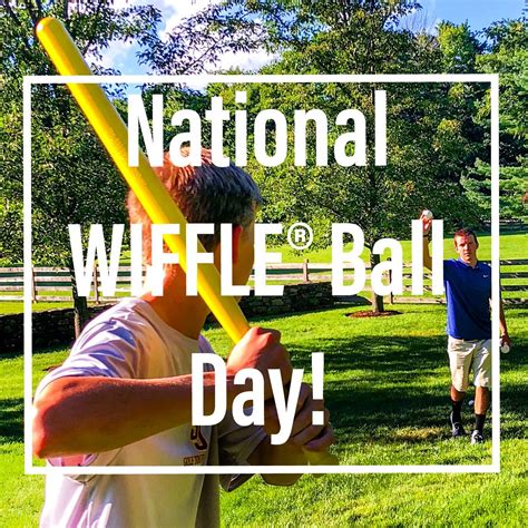 National ‪wiffle® Ball‬ Day Wiffle Ball Wiffle Backyard Baseball