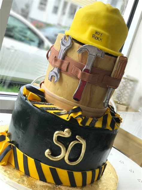 This cake only uses four ingredients (ice cream, ice cream sandwiches, sugar cones, and chocolate topping) and takes just minutes to put together, yet would be a hit at any birthday party and. Baking with Roxana's Cakes: 50th Birthday Cake ...