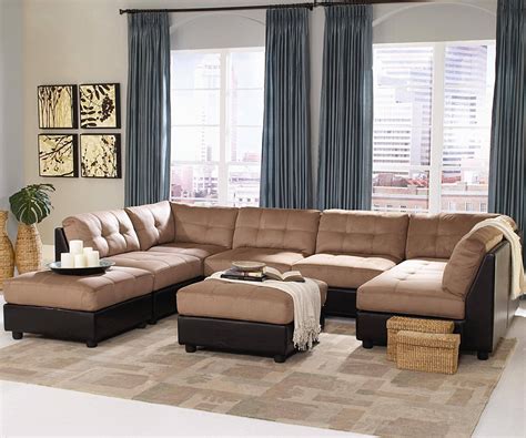Furniture Home Fancy Modern Sectional Sofas 21 With Additional With Regard To Modern Microfiber Sectional Sofa 