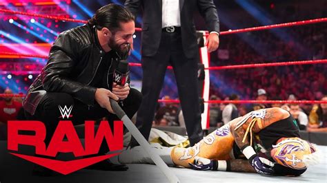 Seth Rollins Vs Wwe United States Champion Rey Mysterio Announced For Next Week S Raw