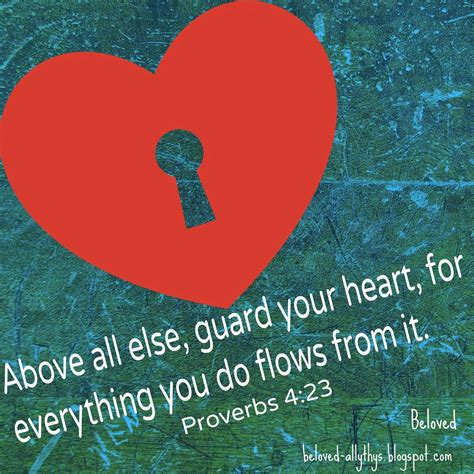 Beloved Heart And Home Just Something To Think About Guarding Your
