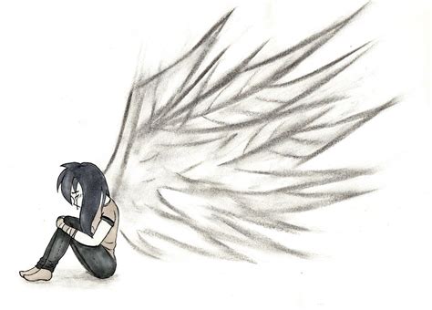 Sad Angel By Dhusky On Deviantart