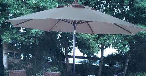 Garden, sheds, patio garden, sheds, patio. Sunbrella 9-foot Aluminum Patio Umbrella with Auto Tilt ...