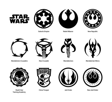 Les 25 Meilleures Idées De La Catégorie Logos De Star Wars Sur