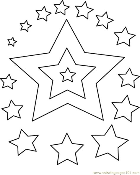 stars coloring coloring page  shapes coloring pages coloringpagescom