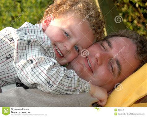 Father And Son Hugging Stock Image Image Of Daddy