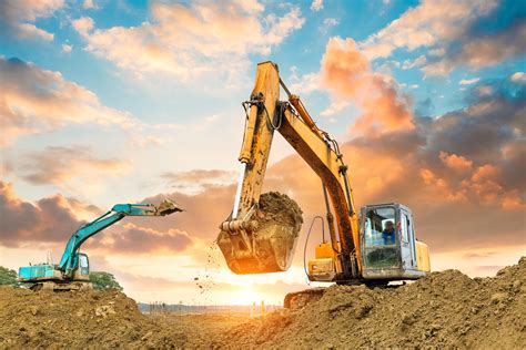 excavator-in-construction-site-on-sunset-sky-background-civil-structural-engineer-magazine