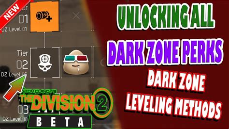 🆕 UNLOCKING ALL DARK ZONE PERKS | The Division 2 | ALL DARK ZONE