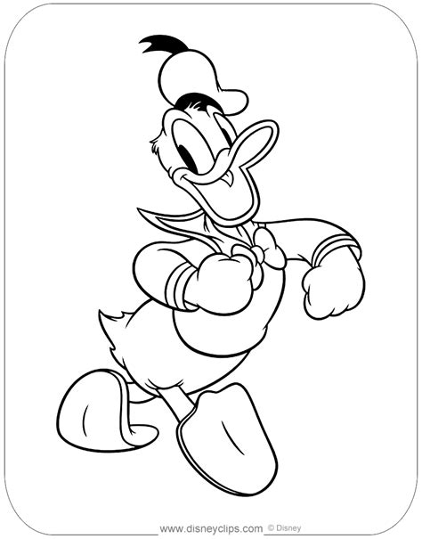 Who hasn't read donald ducks befor… Donald Duck Coloring Pages | Disneyclips.com