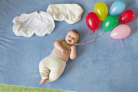21 Creative Baby Photo Ideas Via Brit Co Foto Newborn Baby Boy