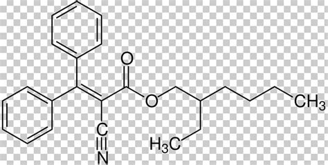 Octocrylene Sunscreen Octyl Methoxycinnamate Structural Formula