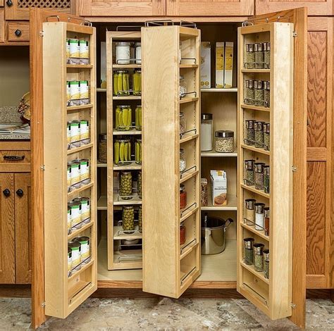 Wooden Storage Cabinet With Doors And Shelves Pantry Storage Cabinet