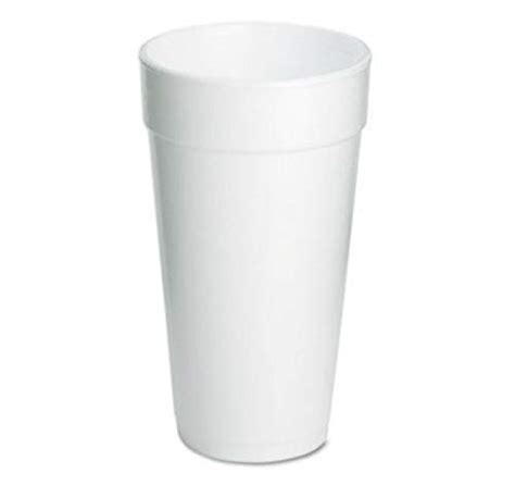 Oz Disposable Styrofoam Cups 50 Pack White Foam Cup Insulates Hot