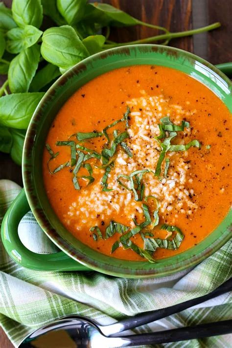 Roasted Tomato Basil Soup Mantitlement