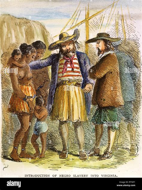 Jamestown Slavery 1619 Nthe Introduction Of African Slavery Into