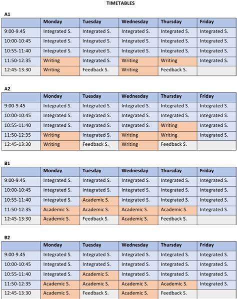 These sentences come from external sources and may not. BAU English Preparatory Program Module 1 Timetables | BAU ...