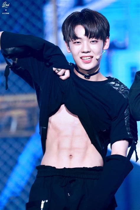 Idols who look to cute to have ABS but have them? | allkpop Forums