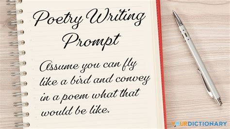 Poetry Prompts To Inspire Fresh Vivid Writing Yourdictionary