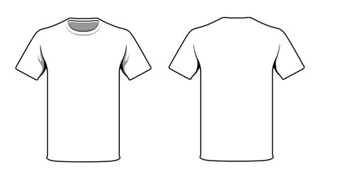 T Shirt Template Png Front And Back - Amyhj