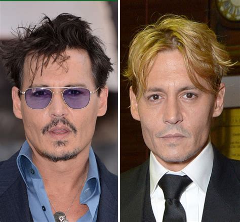 Johnny Depps Blond Hair — Debuts ‘do At London Film Festival