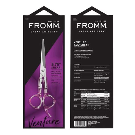 Venture 575 Shear Clear By Fromm Shears And Shapers Sally Beauty