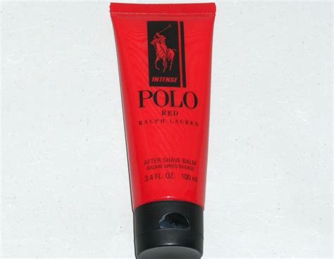 Polo Red Intense By Ralph Lauren After Shave Balm Aftershave 34 Oz