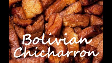 Cook until tender but not falling apart. How to Make Bolivian Chicharron - YouTube