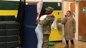 Soldier Returns From Afghanistan Surprises Daughter At Long Island School On Valentines Day