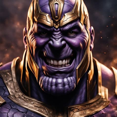 When Monsters Laugh Thanos Ai Generated Artwork Nightcafe Creator