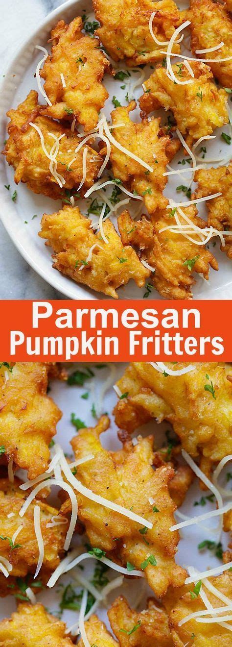 Pumpkin Fritters Crazy Delicious And Crispy Loaded With Parmesan