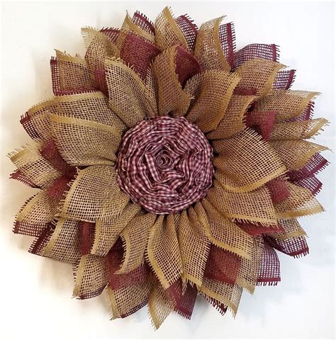 Images By Ashley On Burlap Mesh Sunflower Wreath 9a1