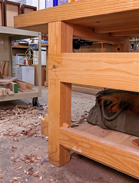 Adjustable juice groove jig by walkerswoodworks in woodworking. 21st-Century Workbench Leg Joints - Popular Woodworking ...
