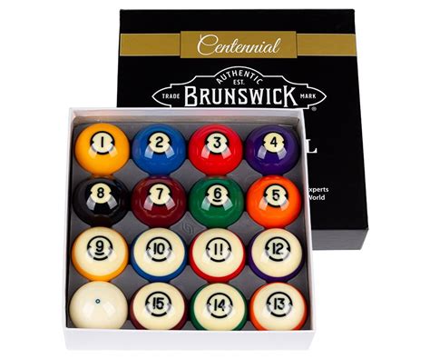 Brunswick Centennial Pool Ball Set