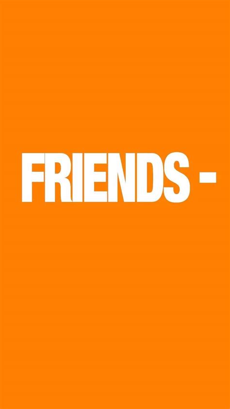 Download Vlone Friends On Orange Wallpaper
