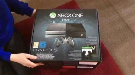 Xbox One Halo 5 Guardians Limited Edition 1tb Console Bundle Youtube
