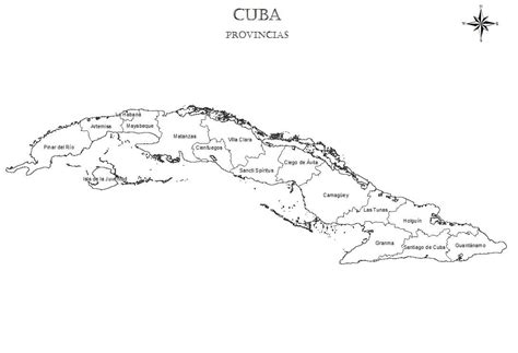 Mappa Di Cuba Da Colorare Scarica Stampa O Colora Subito Online