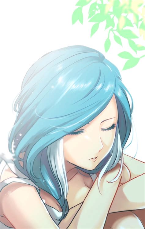 Anime Anime Girl And Blue Hair Image Anime Pinterest Hair