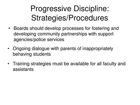 Ppt Progressive Discipline Powerpoint Presentation Free Download