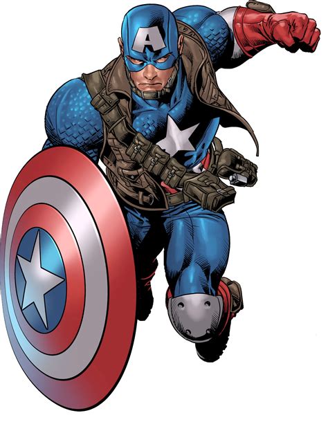 Desenho Avengers Capitão América PNG