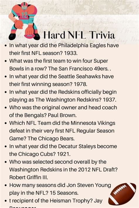40 Fun And Easy Nfl Trivia Questions And Answers Kids N Clicks