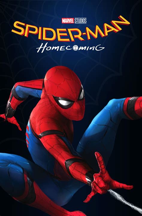 Homecoming 2017 observing the events of captain america: Spider-Man Homecoming - mock movie poster : Marvel