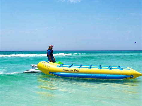 Banana Boat Rides In Panama City Beach Florida Adventures At Sea
