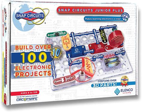 Circuite Electronice Pentru Copii Elenco Snap Circuits Jr Plus 110