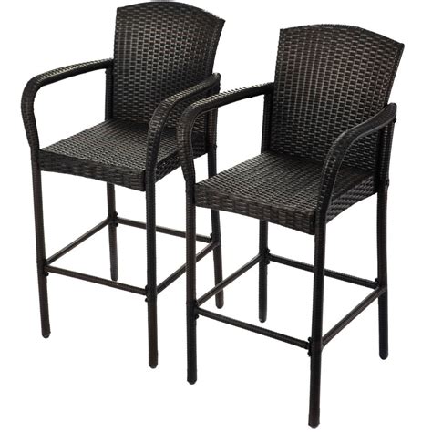 Bar stool chairs are available in several types, patterns, designs, and colors. 2 PCS Rattan Wicker Bar Stool High Counter Chair Outdoor ...