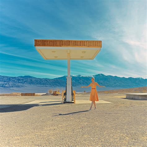 Maria Svarbova - Lost in the Valley Balance -27 x 27 inch photograph by