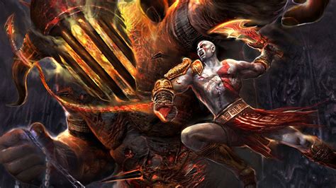 God Of War 3 Kratos Wallpapers Hd Wallpaper Cave