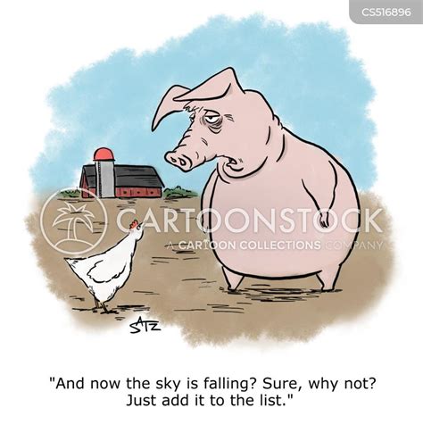 Sky Is Falling Cartoons And Comics Funny Pictures From Cartoonstock