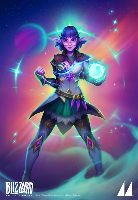 Mooncolony Hearthstone Hero Skin Secret Destiny Aranna