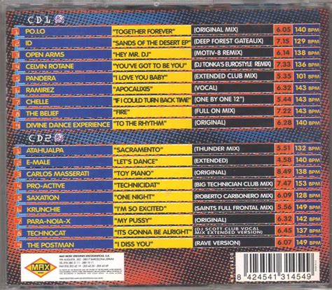 Compilation Maximax Vol 3 2 Cd Eurodance 90 Cd Shop