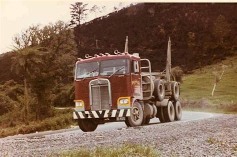 The kenworth k100 is a casting by matchbox that debuted for the 2010 super convoy series. KENWORTH-K100, Log Truck of Mike Lamberts. | Kenworth trucks, Trucks, Kenworth